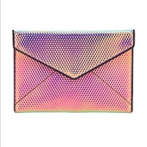 Rebecca Minkoff Leo Clutch in Hologram